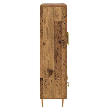Highboard Altholz 69,5 x 31 x 115 cm Holzwerkstoff