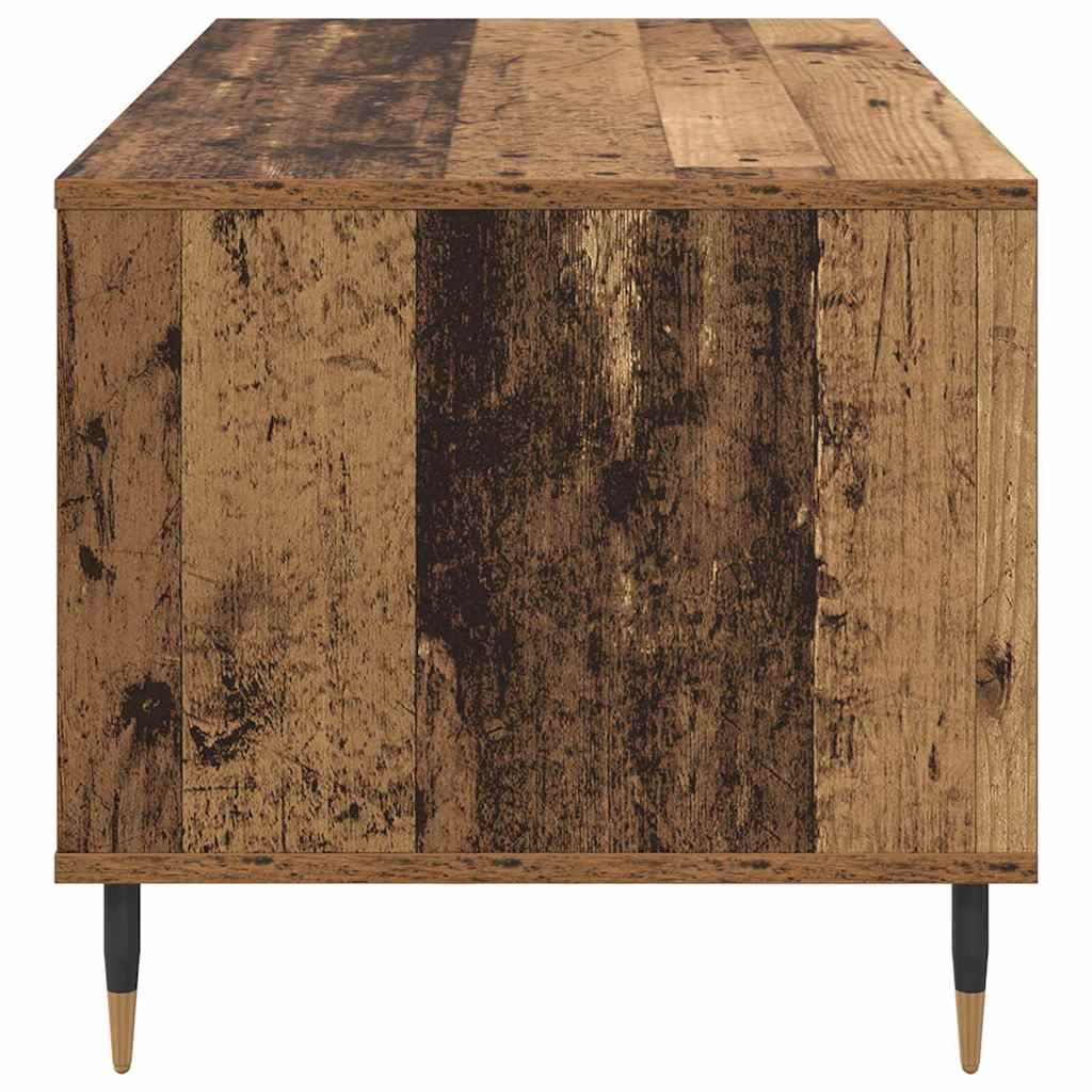 Couchtisch mit Schubladen Altholz 90 x 49 x 45 cm Holzwerkstoff