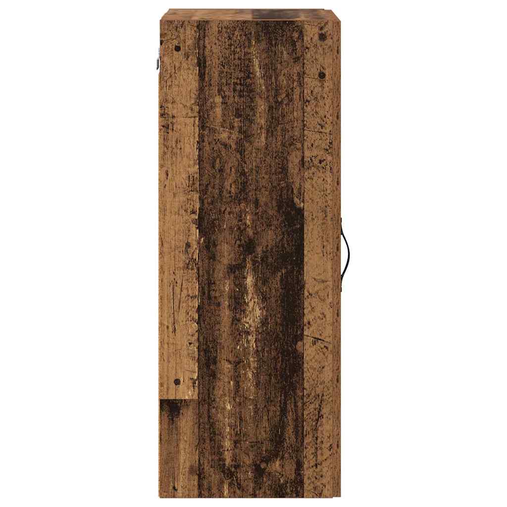 Wandschrank Altholz 34,5 x 34 x 90 cm Holzwerkstoff