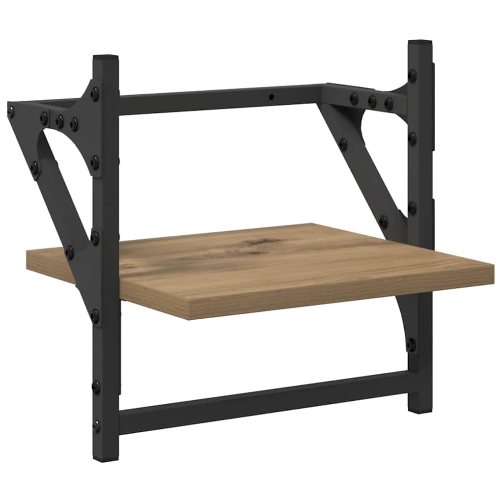 Wandregal-Set mit Regal 6 pcs Artisan-Eiche 100 x 25 x 30 cm