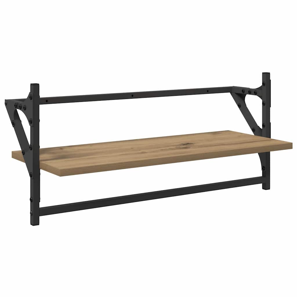 Wandregal-Set mit Regal 6 pcs Artisan-Eiche 100 x 25 x 30 cm