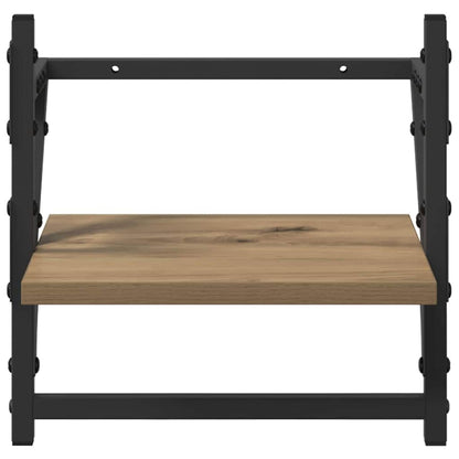 Wandregal-Set mit Regal 6 pcs Artisan-Eiche 100 x 25 x 30 cm