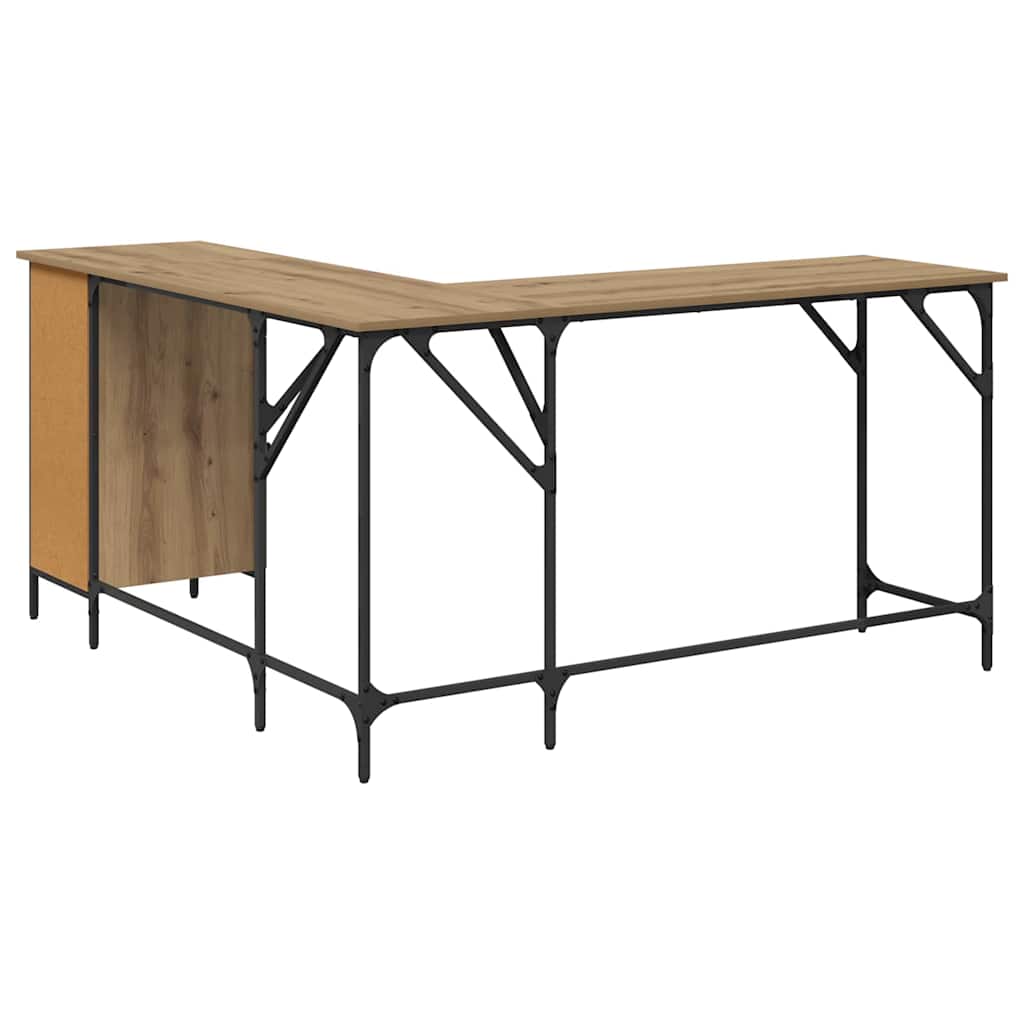 Schreibtisch Artisan-Eiche 141 x 141 x 75 cm Holzwerkstoff