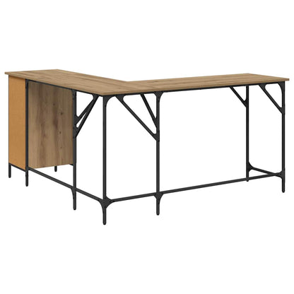 Schreibtisch Artisan-Eiche 141 x 141 x 75 cm Holzwerkstoff