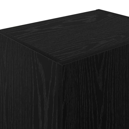 TV-Wandschrank Schwarz Eichen-Optik 40,5 x 30 x 102 cm