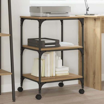 Druckerständer Artisan-Eiche 50 x 41 x 75 cm Holzwerkstoff