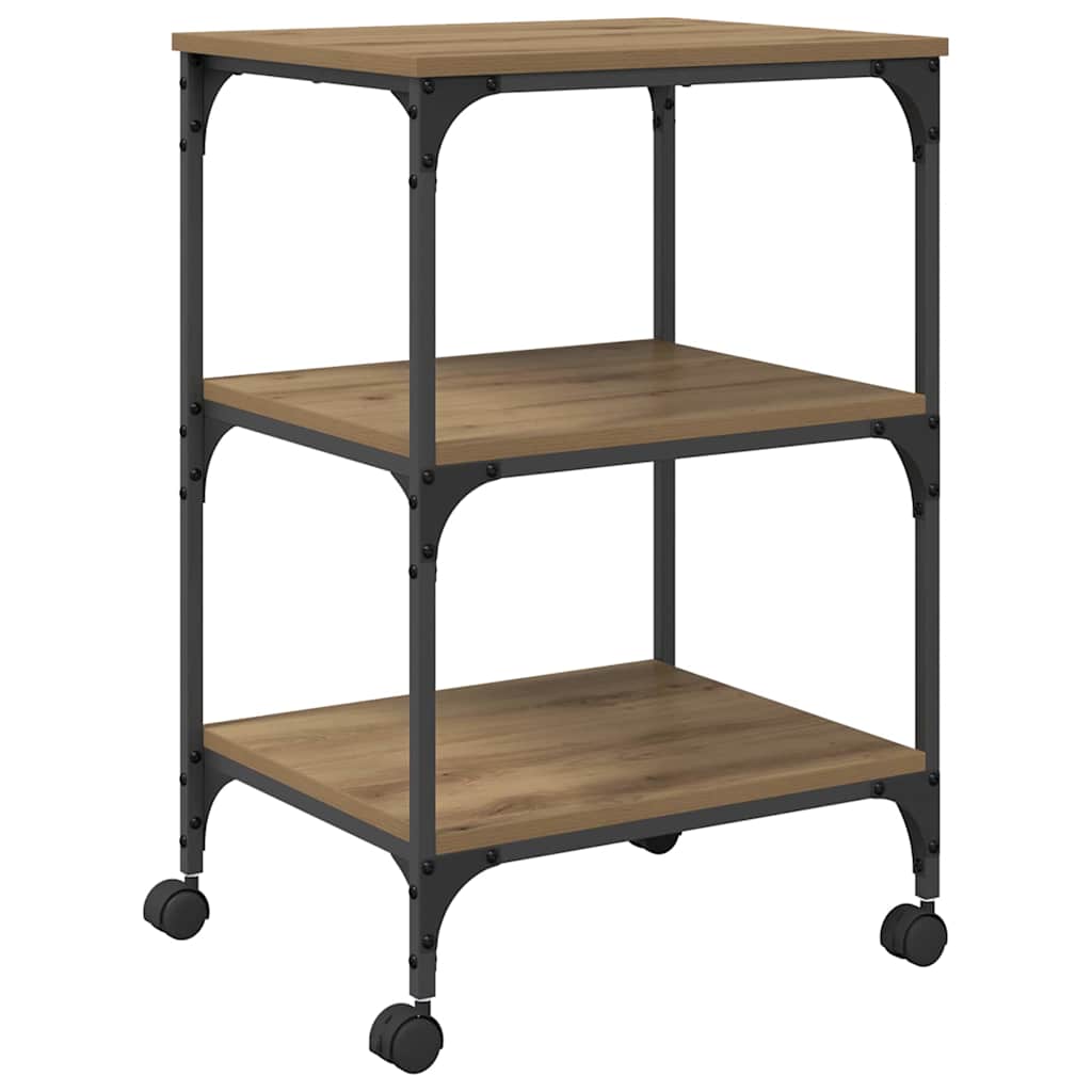 Druckerständer Artisan-Eiche 50 x 41 x 75 cm Holzwerkstoff