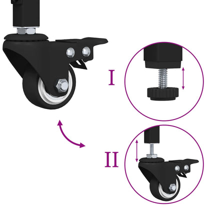 Küchentrolley Sonoma-Eiche 60 x 41 x 76 cm Holzwerkstoff