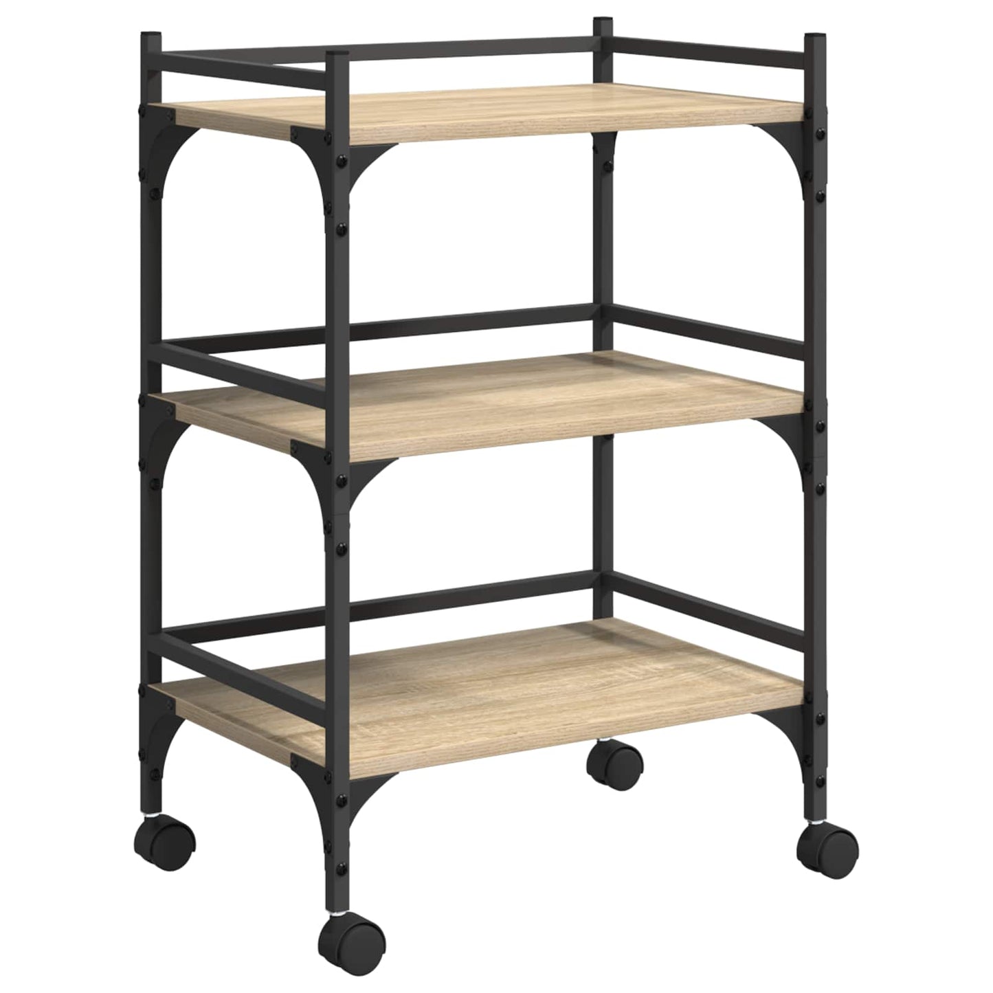 Küchentrolley Sonoma-Eiche 50 x 35 x 75,5 cm Holzwerkstoff