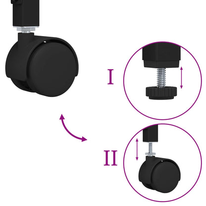 Küchentrolley Sonoma-Eiche 50 x 35 x 75,5 cm Holzwerkstoff