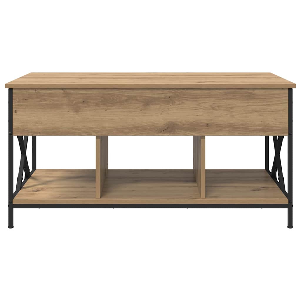 Couchtisch Artisan-Eiche 100 x 55 x 48,5 cm Holzwerkstoff