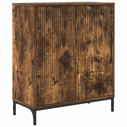 Sideboard Geräucherte Eiche 69,5 x 33 x 82 cm Holzwerkstoff