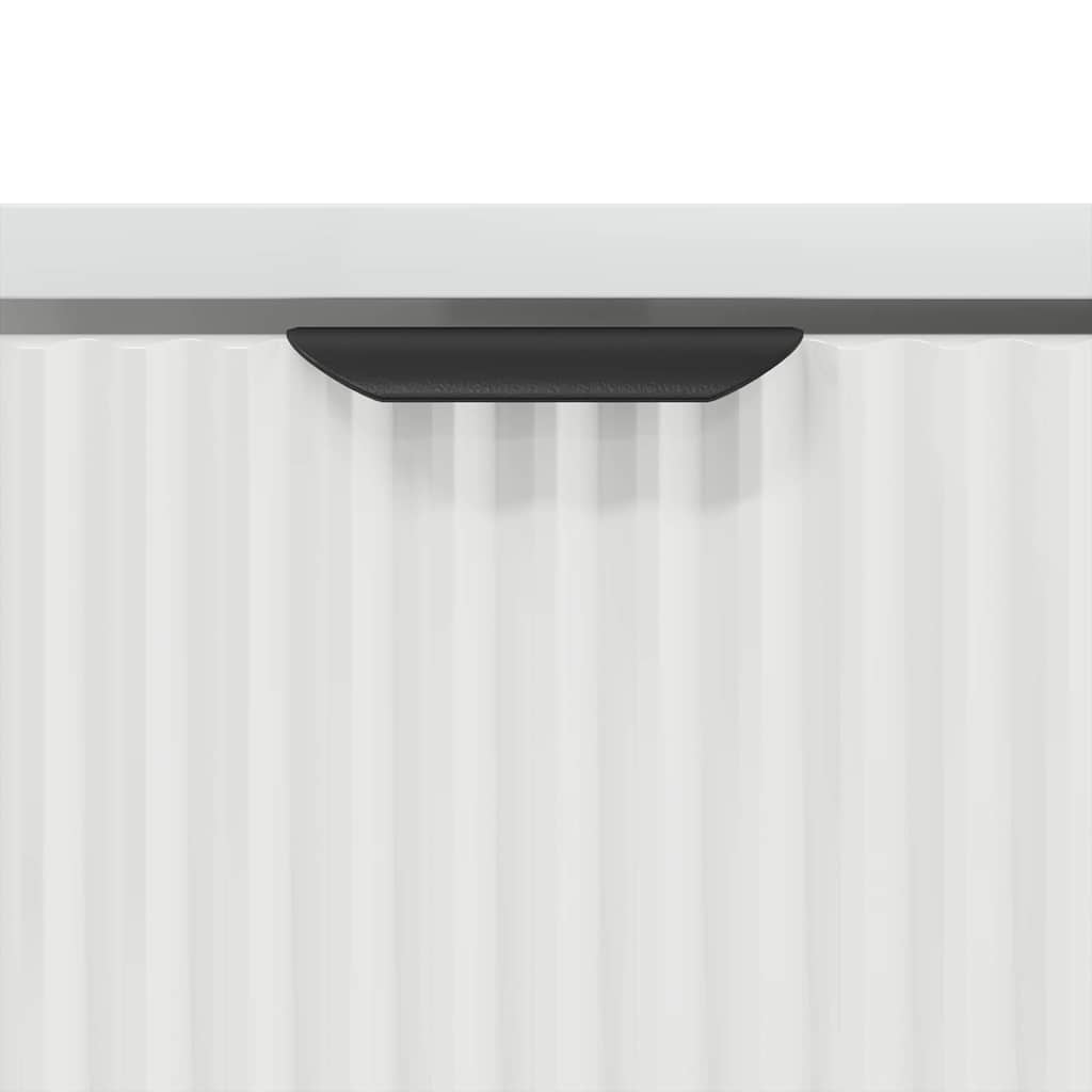 Couchtisch mit Schubladen Weiß 90 x 49 x 46 cm Holzwerkstoff