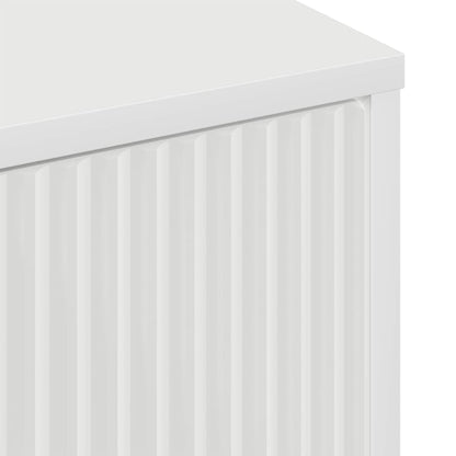 Couchtisch mit Schubladen Weiß 90 x 49 x 46 cm Holzwerkstoff