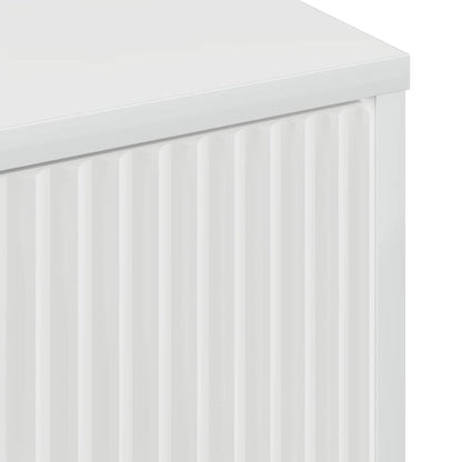 Couchtisch Hochglanz Weiß 90 x 49 x 46 cm Holzwerkstoff