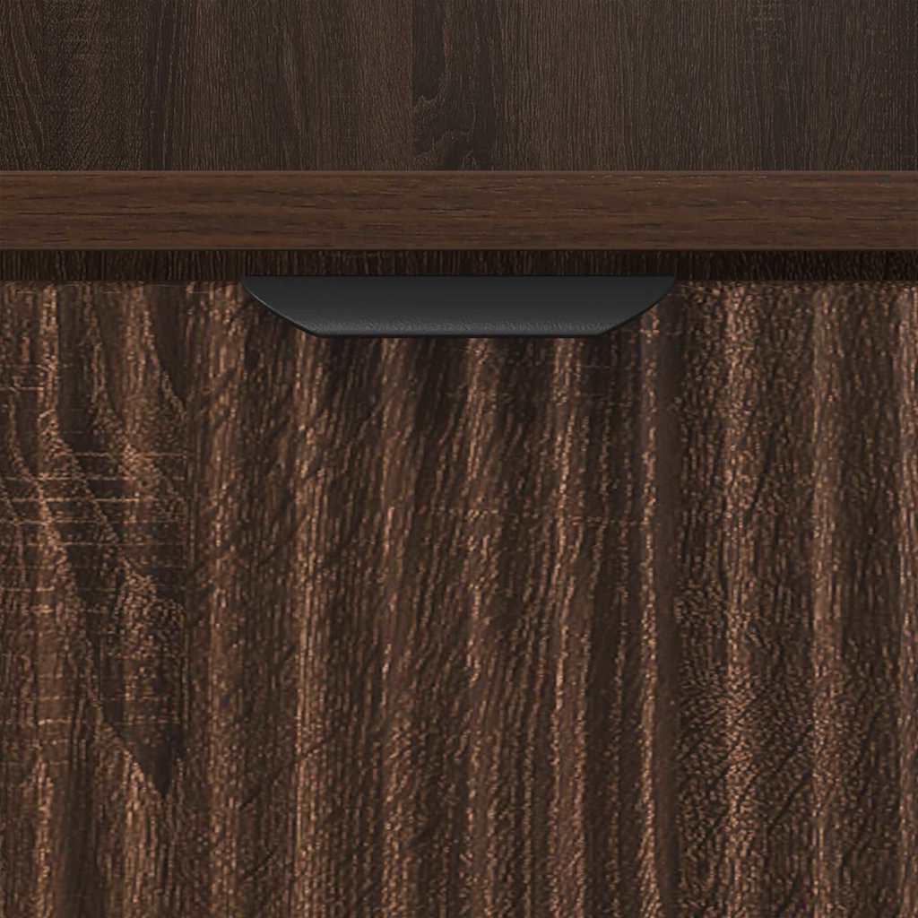 Nachttisch 2 pcs Braun Eichen-Optik 49 x 36 x 61 cm