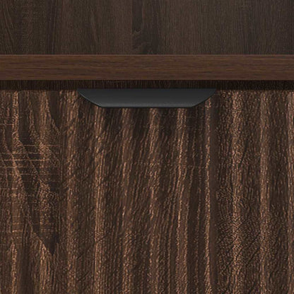 Nachttisch 2 pcs Braun Eichen-Optik 49 x 36 x 61 cm