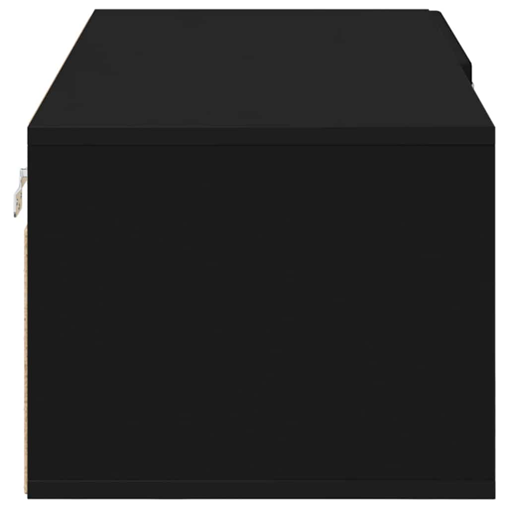 Holzschrank Schwarz 100,5 x 39 x 30 cm Holzwerkstoff