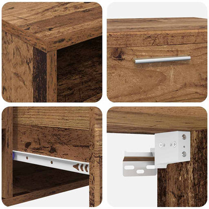 Holzschrank Altholz 100,5 x 39 x 30 cm Holzwerkstoff