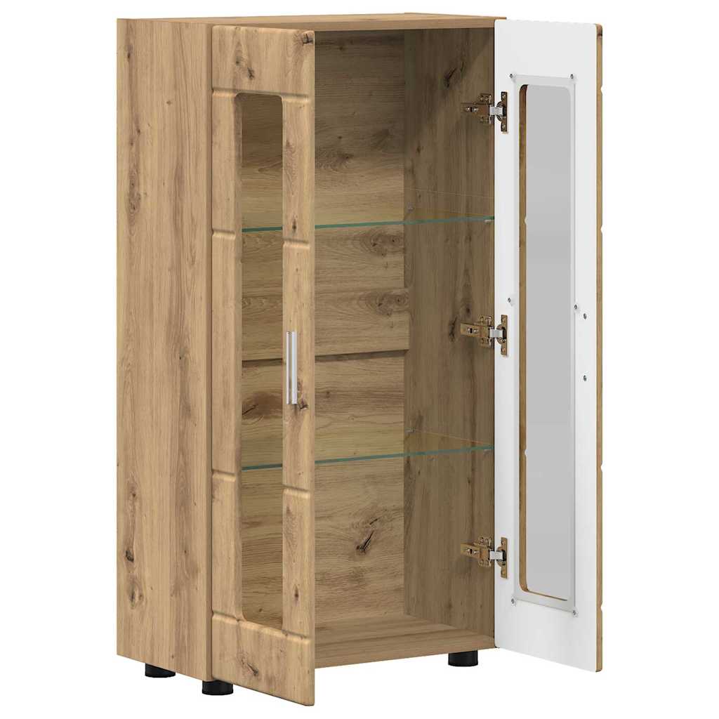 Sideboard FLORIN Artisan-Eiche 55,5 x 29 x 103 cm Holzwerkstoff