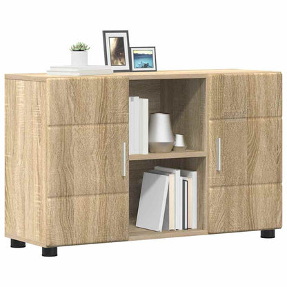 Sideboard mit Regal FLORIN Sonoma-Eiche 88,5 x 30,5 x 55,5 cm