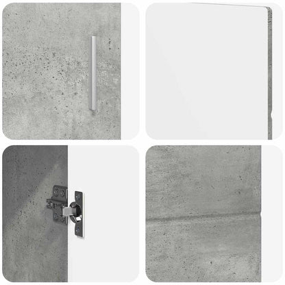 Sideboard FLORIN Beton Grau 88,5 x 30,5 x 55,5 cm Holzwerkstoff