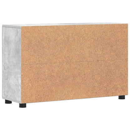 Sideboard FLORIN Beton Grau 88,5 x 30,5 x 55,5 cm Holzwerkstoff