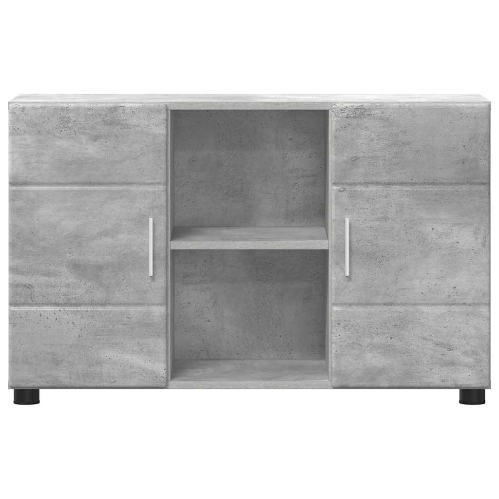 Sideboard FLORIN Beton Grau 88,5 x 30,5 x 55,5 cm Holzwerkstoff
