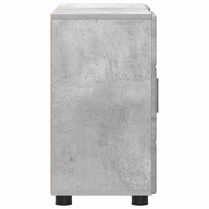 Sideboard FLORIN Beton Grau 88,5 x 30,5 x 55,5 cm Holzwerkstoff