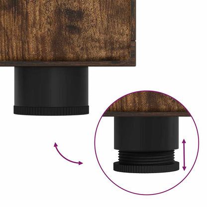 Holzschrank Geräucherte Eiche 88,5 x 30,5 x 73 cm Holzwerkstoff