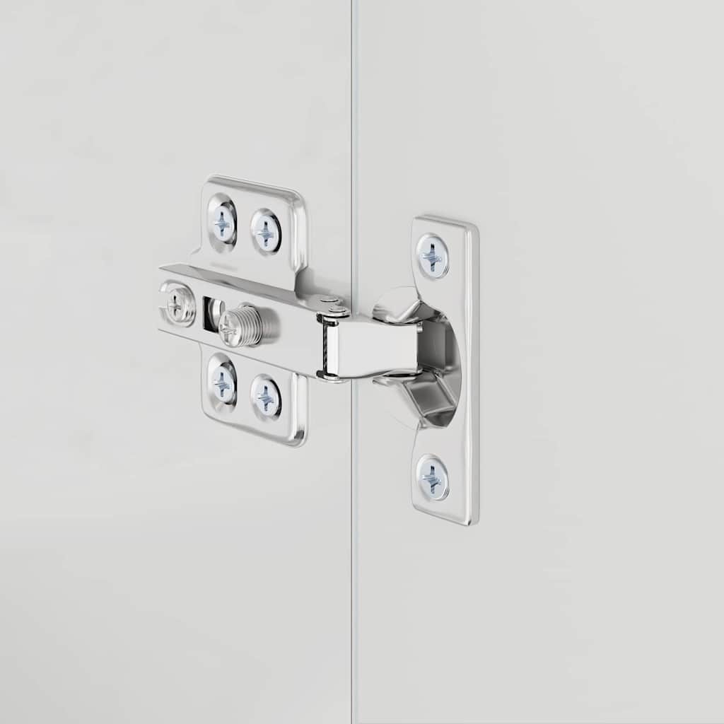 Badezimmerschrank-Set TULUM Hochglanz Weiß 60 x 34 x 63 cm