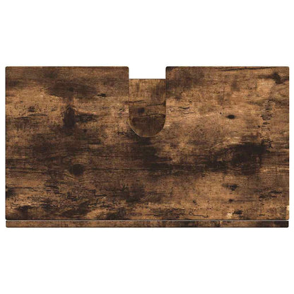 Badezimmerschrank-Set TULUM Geräucherte Eiche 60 x 34 x 63 cm