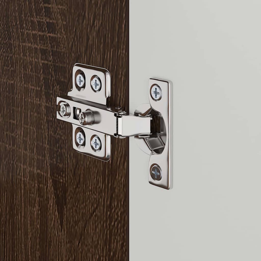 Badezimmerschrank-Set TULUM Braun Eichen-Optik 60 x 34 x 63 cm