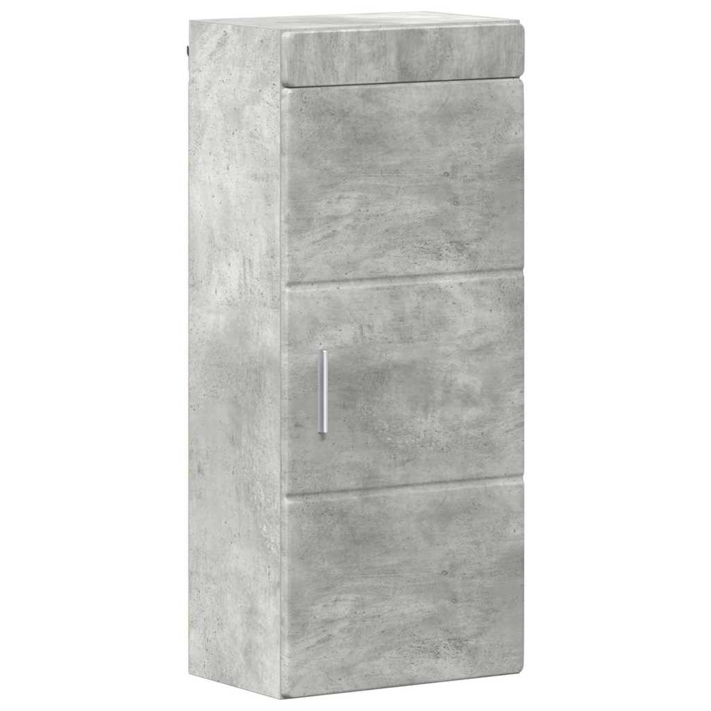 Badezimmer-Wandschrank TULUM Beton Grau 37 x 24,5 x 86 cm