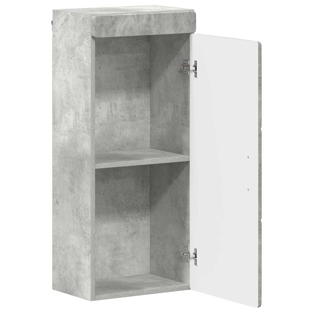 Badezimmer-Wandschrank TULUM Beton Grau 37 x 24,5 x 86 cm
