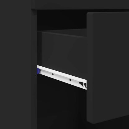 Badezimmerschrank-Set TULUM Schwarz 37 x 31,5 x 82 cm