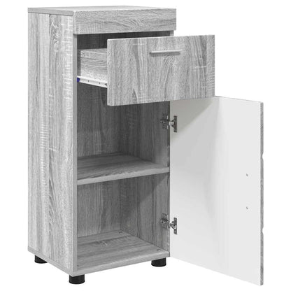 Badezimmerschrank-Set TULUM Graues Sonoma 37 x 31,5 x 82 cm
