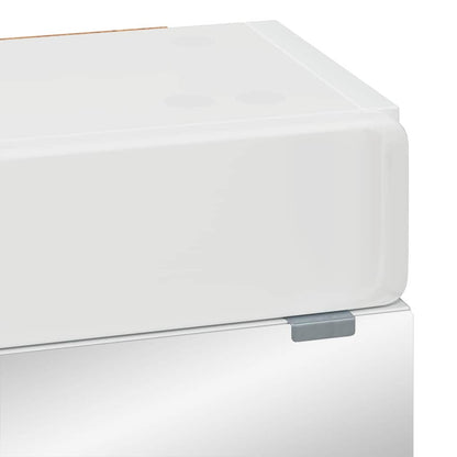 Badezimmerspiegelschrank TULUM Hochglanz Weiß 60 x 16,5 x 78 cm