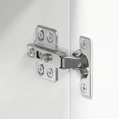 Badezimmerspiegelschrank TULUM Hochglanz Weiß 60 x 16,5 x 78 cm