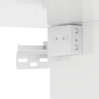 Badezimmerspiegelschrank TULUM Hochglanz Weiß 60 x 16,5 x 78 cm