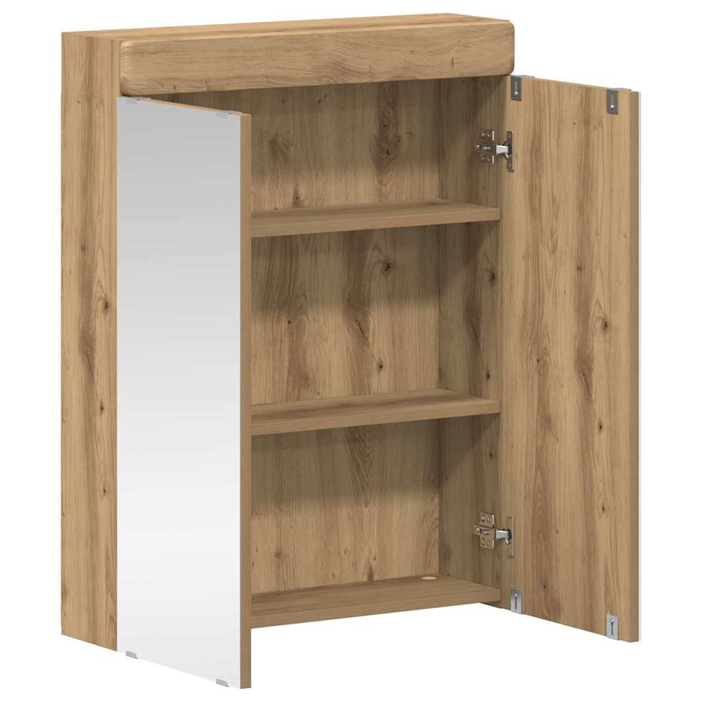 Badezimmerspiegelschrank TULUM Artisan-Eiche 60 x 16,5 x 78 cm