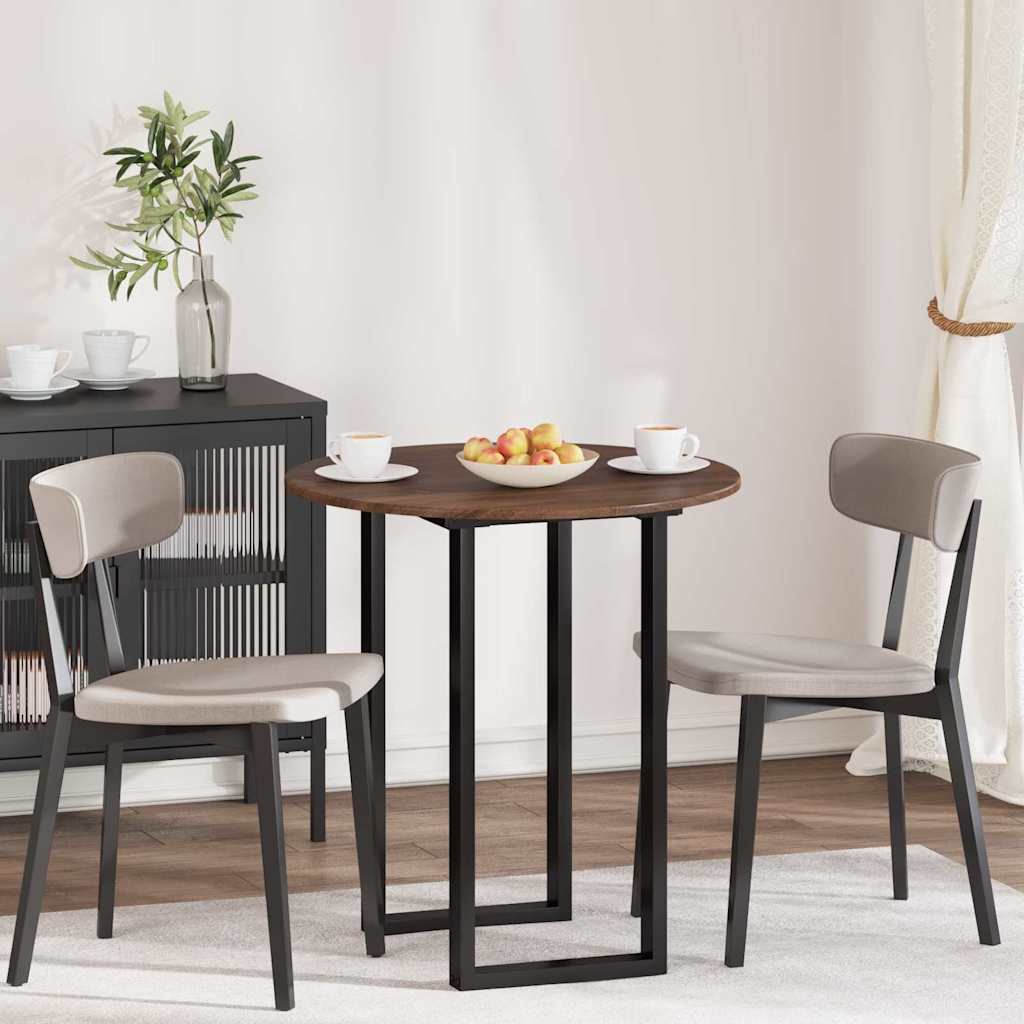 Tischplatte Braun Eichen-Optik 70 x 70 x 1,5 cm Holzwerkstoff