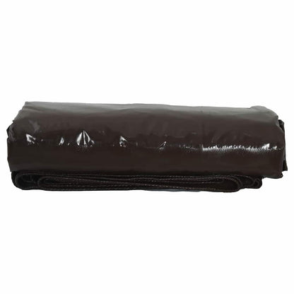 Plane 650g / m² Braun 3 x 4 m Canvas mit PVC-Beschichtung