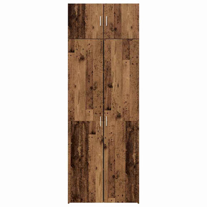 Aufbewahrungsschrank 3 pcs Altholz