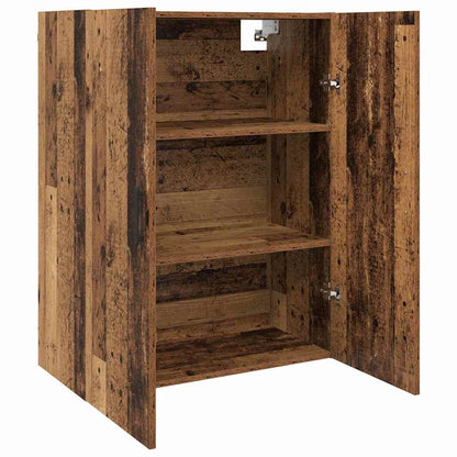 Wandschrank 2 pcs Altholz 69,5 x 34 x 90 cm Holzwerkstoff