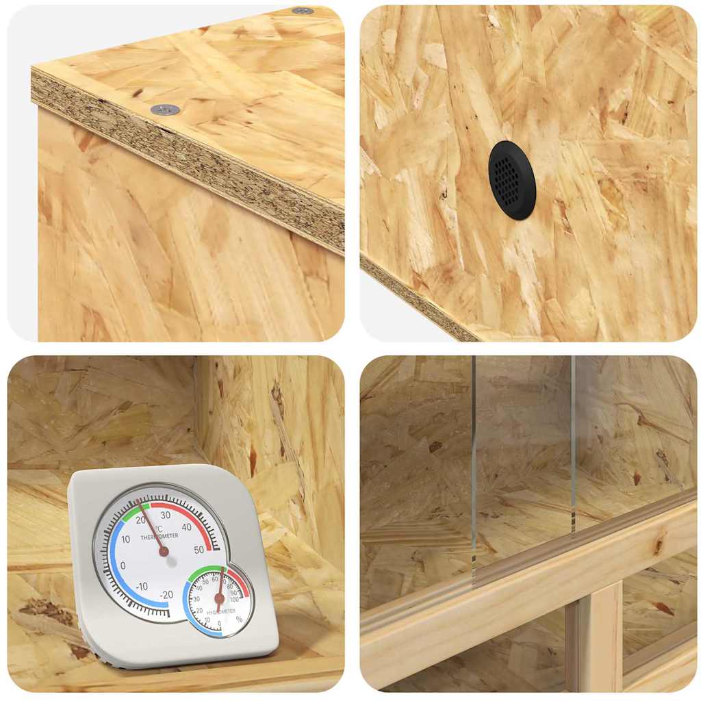 Terrarium Braun 60 x 30 x 30 cm OSB