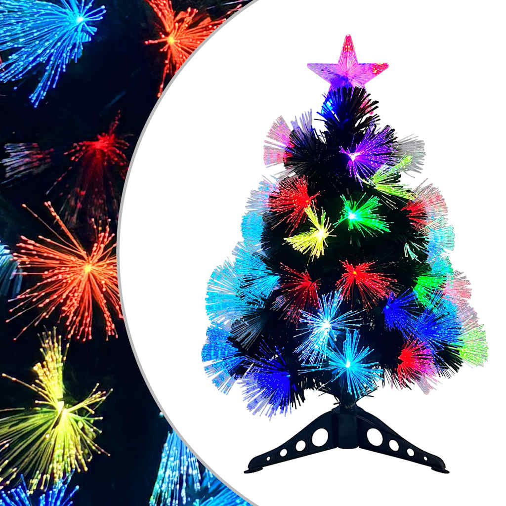 Künstlicher Weihnachtsbaum mit 50 LEDs Grün 64 cm PVC