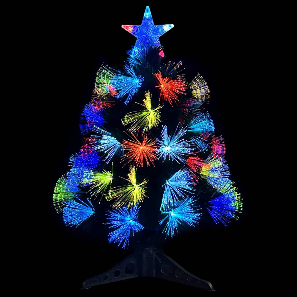 Künstlicher Weihnachtsbaum mit 50 LEDs Grün 64 cm PVC