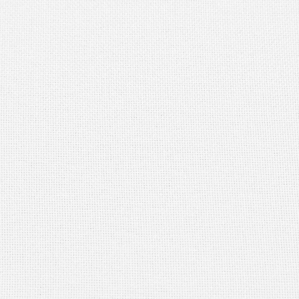 Sofakissen 2 pcs Weiß 60 x 40 cm Stoff