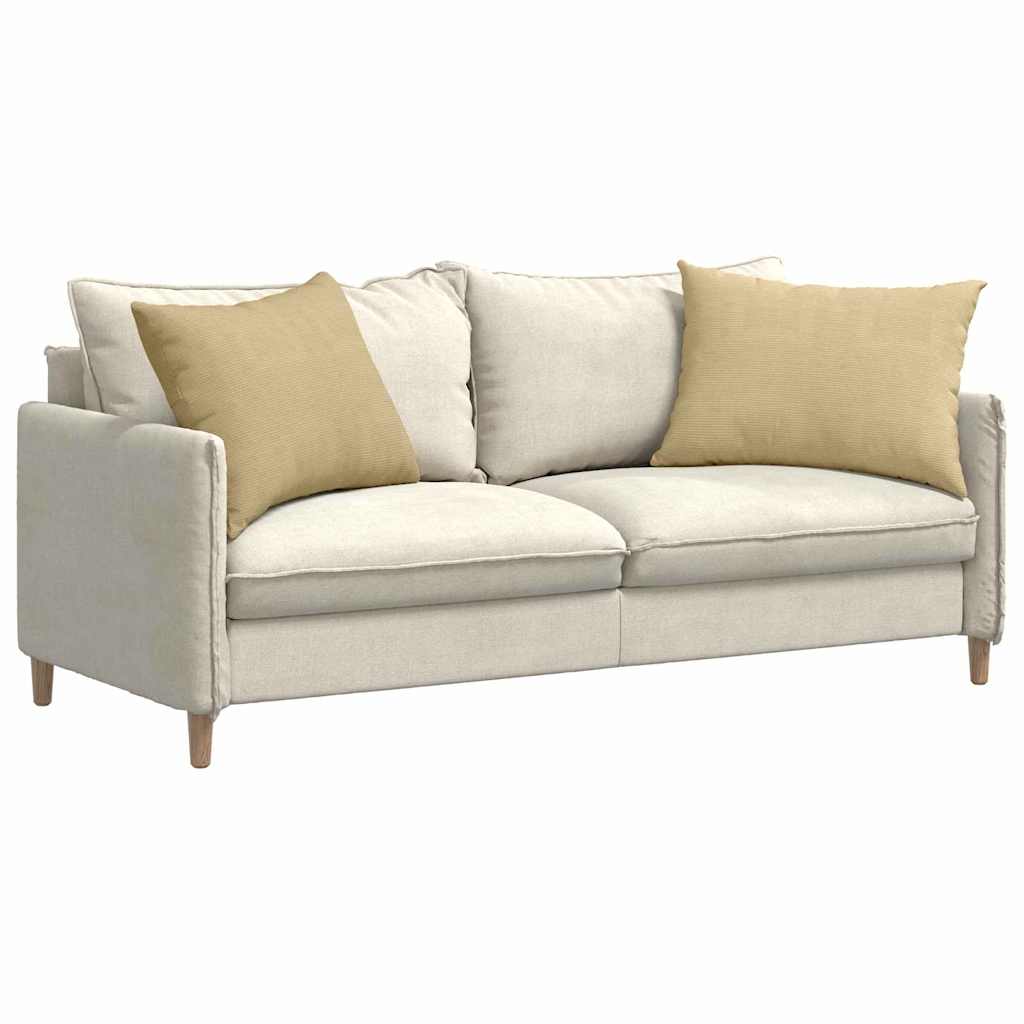 Sofakissen 2 Stück Grau-Grün 70 x 50 cm Cordstoff